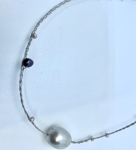 krótki naszyjnik z perłami, ludzie oceanu, żywioł wody, #perły, IMG_5222